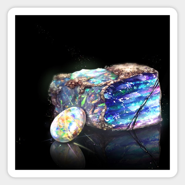 Opal Magnet by cluseller